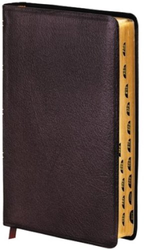 Amplified Thinline Holy Bible: Burgundy, Bonded Leather, Thumb Indexed