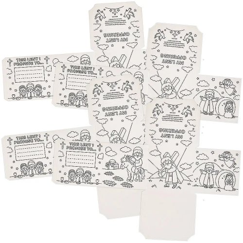 My Lent Colour-in Donation Box - Pack of 4