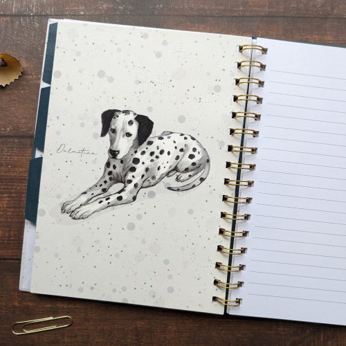 A5 Wiro Notebook With Dividers  - Patricia Maccarthy Dogs