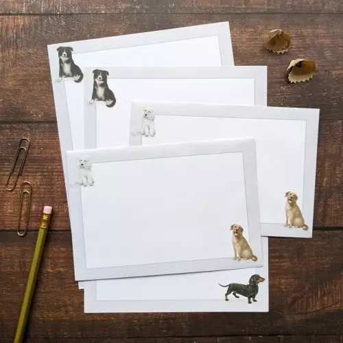 Foldover Writing Paper Set - Patricia Maccarthy Dogs