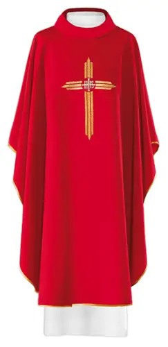 Red Chasuble (Length 129cm x Width 150cm)