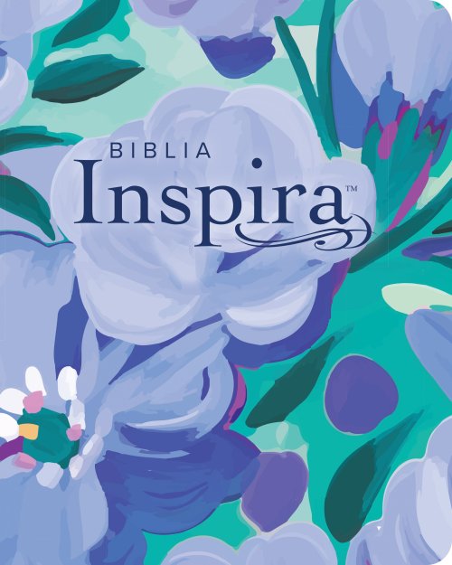 Biblia Inspira NTV, letra grande con Filament (SentiPiel, Ramo azul)