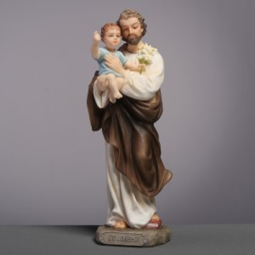 6" Saint Joseph Veronese Resin Statue