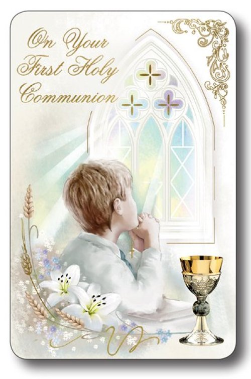 Boy's Confirmation Prayer Card