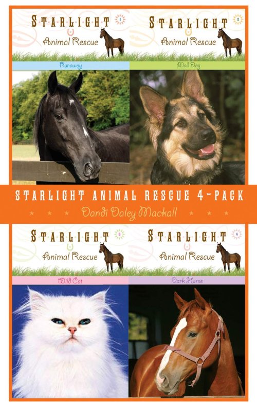 Starlight Animal Rescue 4-Pack: Runaway / Mad Dog / Wild Cat / Dark Horse