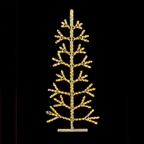 1.5m Twinkling Rope Light Tree with 360 LEDs in Warm White