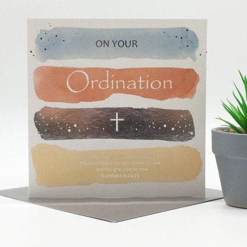 Ordination Blessing Single Card