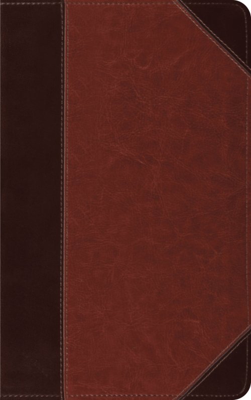 ESV Thinline Bible, Red Letter (TruTone, Brown/Cordovan, Portfolio Design)