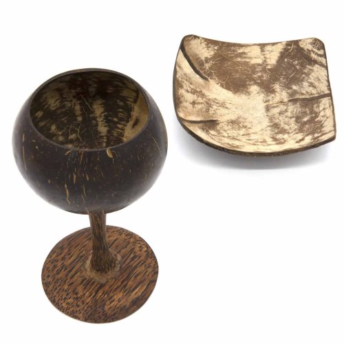 Coconut Shell Chalice and Paten