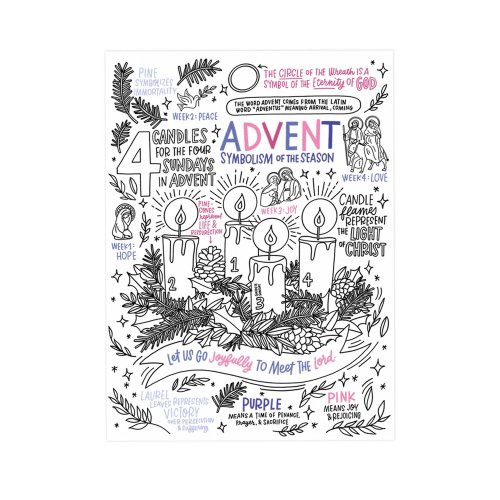 Advent Jumbo Activity Sheet