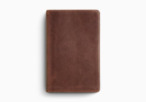 ESV Thinline Bible, Red Letter (Full Grain Leather, Deep Brown)