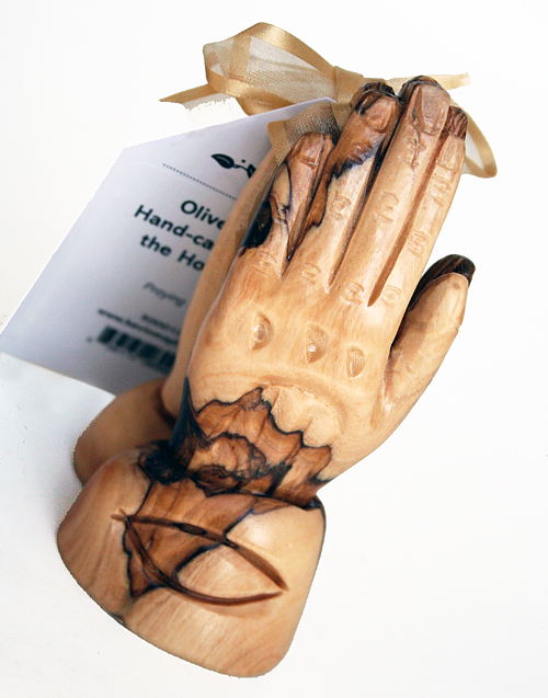 Olive Wood Praying Hands (BS345)