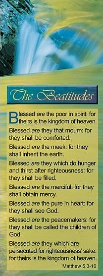 Bookmarks: The Beatitudes Mat. 5.3-10