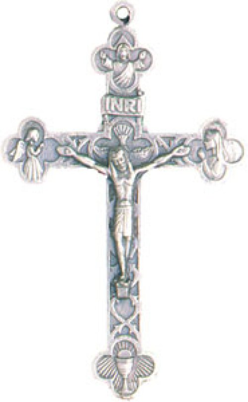 2 1/4" Metal Crucifix