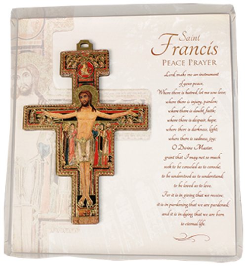 5 1/4" St.Francis Wood Cross