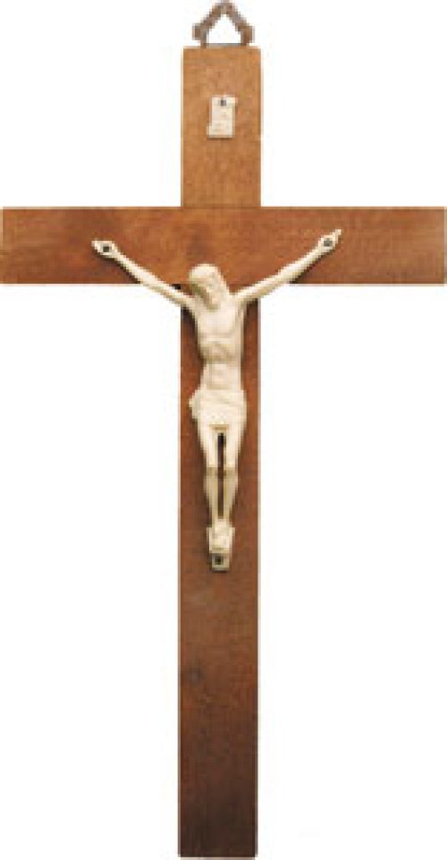 8" Wood Crucifix