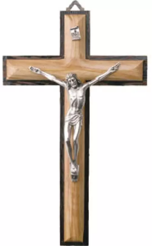 7 3/4 Inch Olive Wood Crucifix