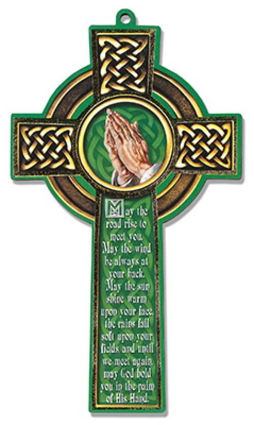 6" Irish Blessing Celtic Cross