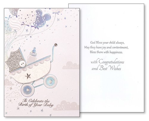 Baby Congratulations Card - 3D