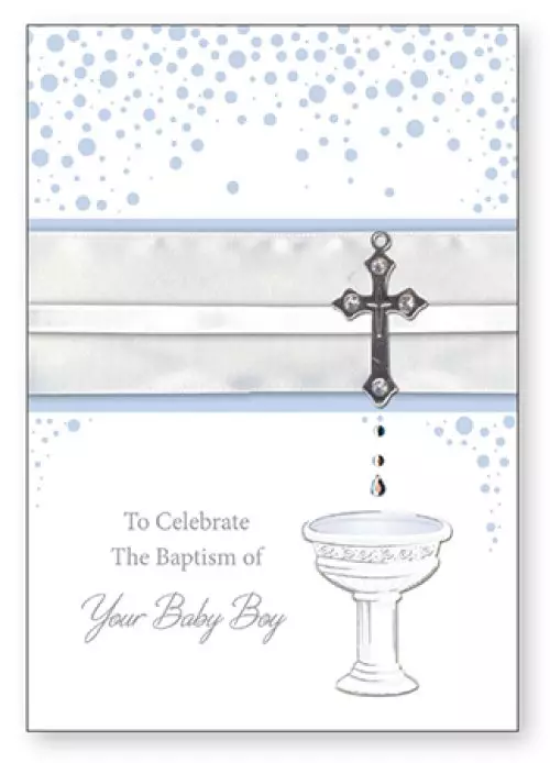 Boy's On Your Baptism - Single Card