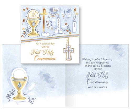 Boy's Boutique Communion Card