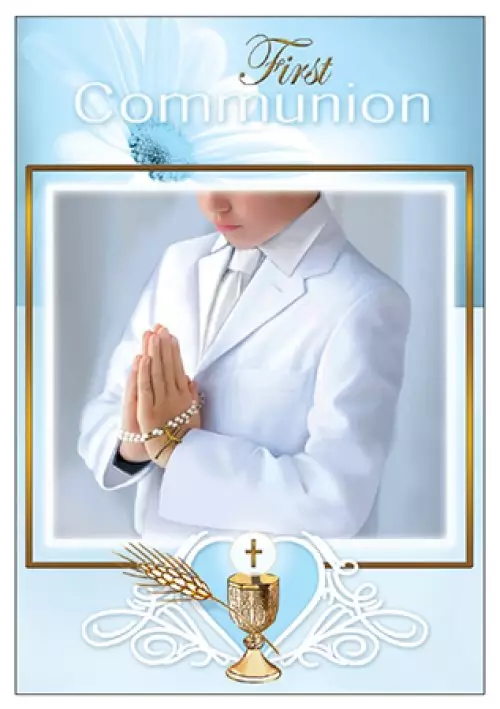 Boy's Communion Card