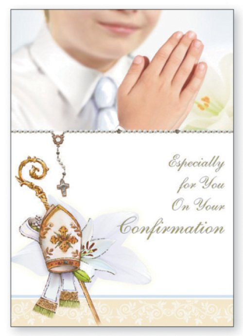 Boy's Confirmation Card