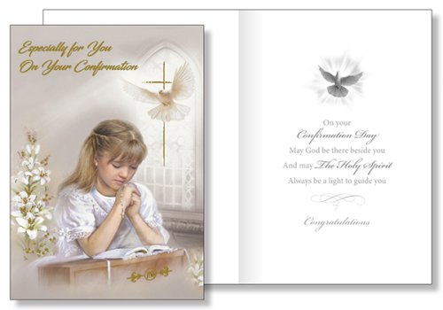 Girl's Confirmation Card