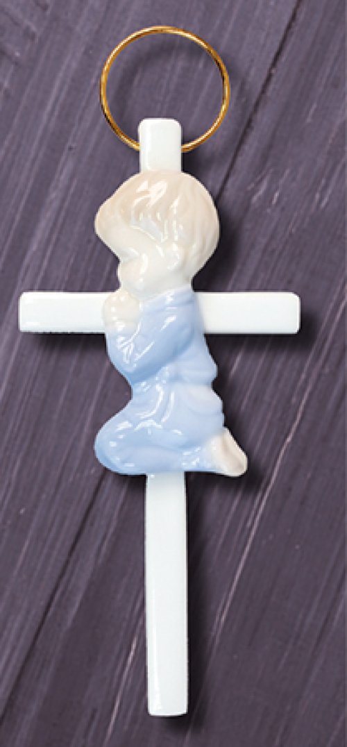 Boy Ceramic Baby Cross