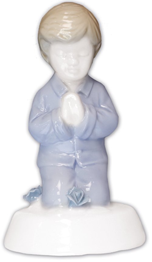 4" Ceramic Boy Statue