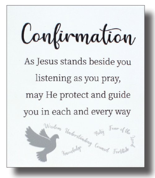 Confirmation Ceramic Plaque