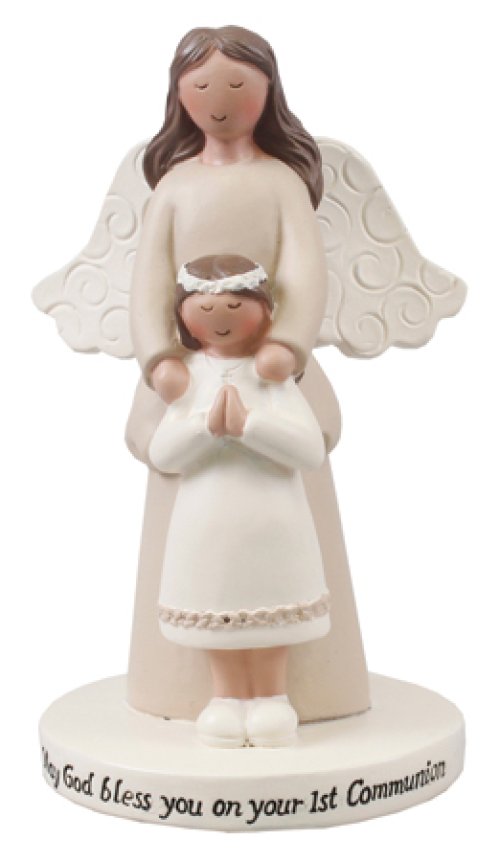 4" Guardian Angel Resin Communion Statue