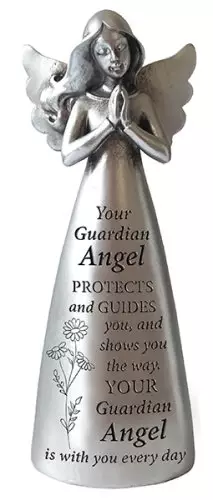 5" Guardian Angel Resin Message Angel