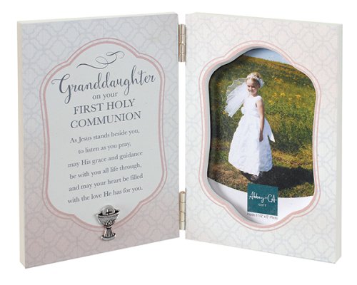 Granddaughter Communion Wood Photoframe