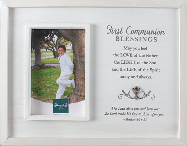 Symbolic Communion Wood Photo Frame