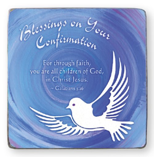 Confirmation Artmetal Plaque