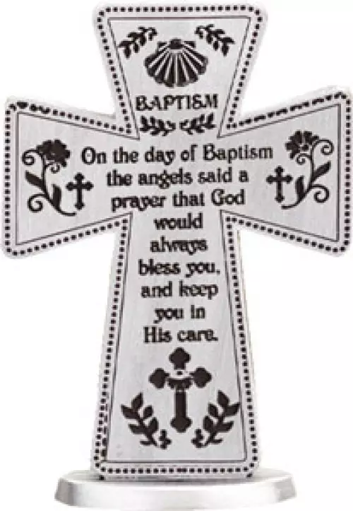 3" Baptism Standing Cross