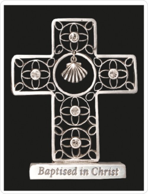 3" Standing Baptism Cross