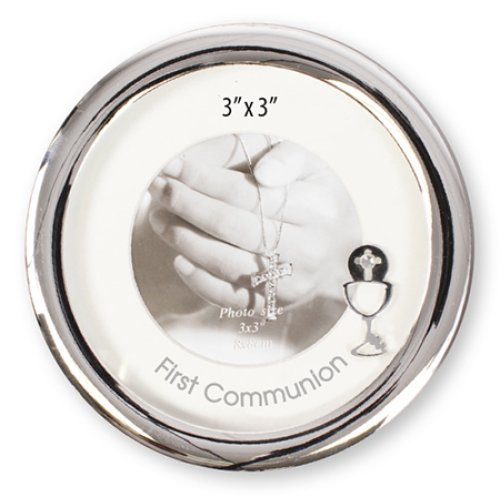 Metal Silver Finish Communion Photo Frame