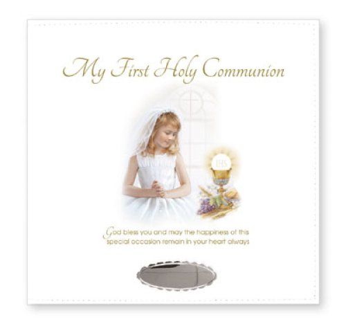 Girl's  Leatherette Communion Photo Album