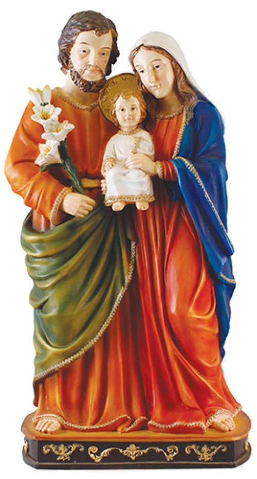 24" Holy Family Resin Fibreglass Statue