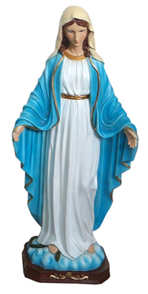 24" Miraculous Full Colour Resin Fibreglass Statue