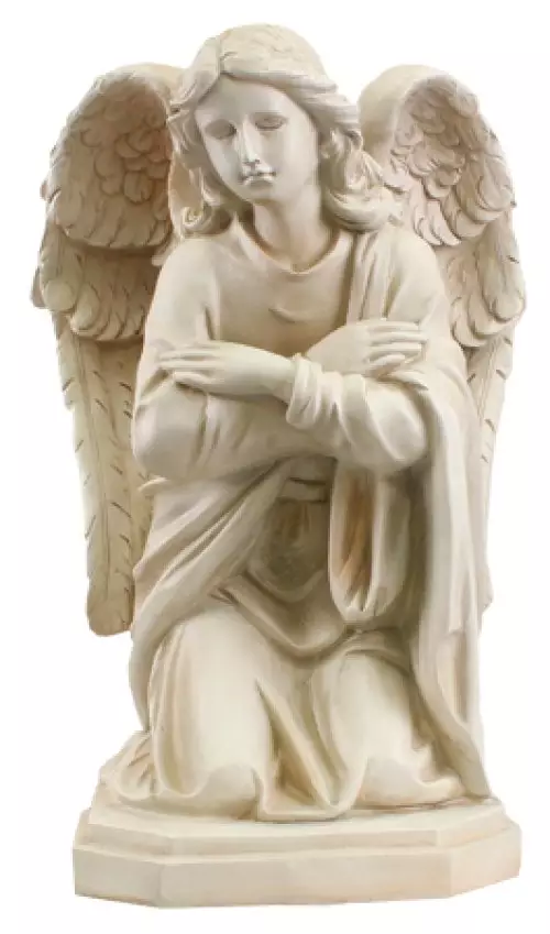 Resin Grave Statue - 20 inch Praying Angel