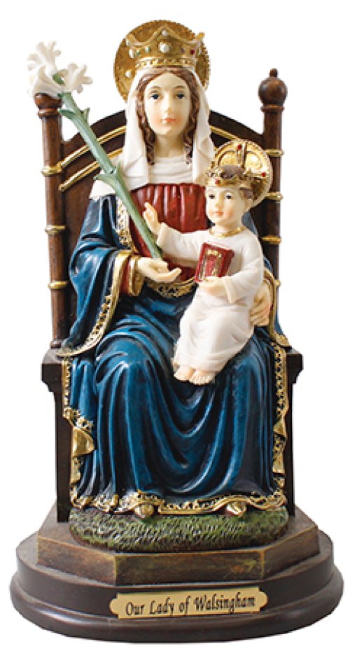 4 1/4" Our Lady of Walsingham Florentine Statue