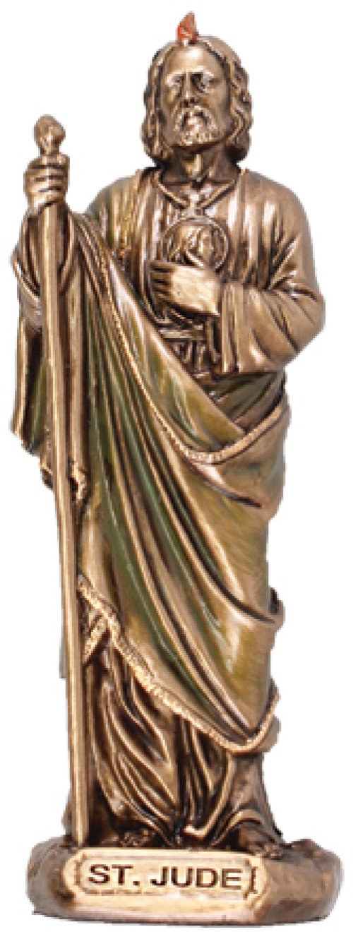 3 1/2" Saint Jude Veronese Resin Statue