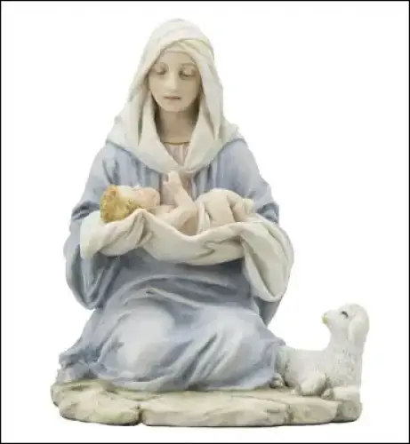 6 Inch Madonna & Child Veronese Statue