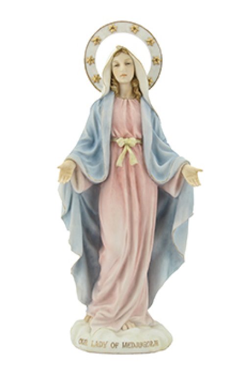 11 1/4" Medjugorje Veronese Resin Statue