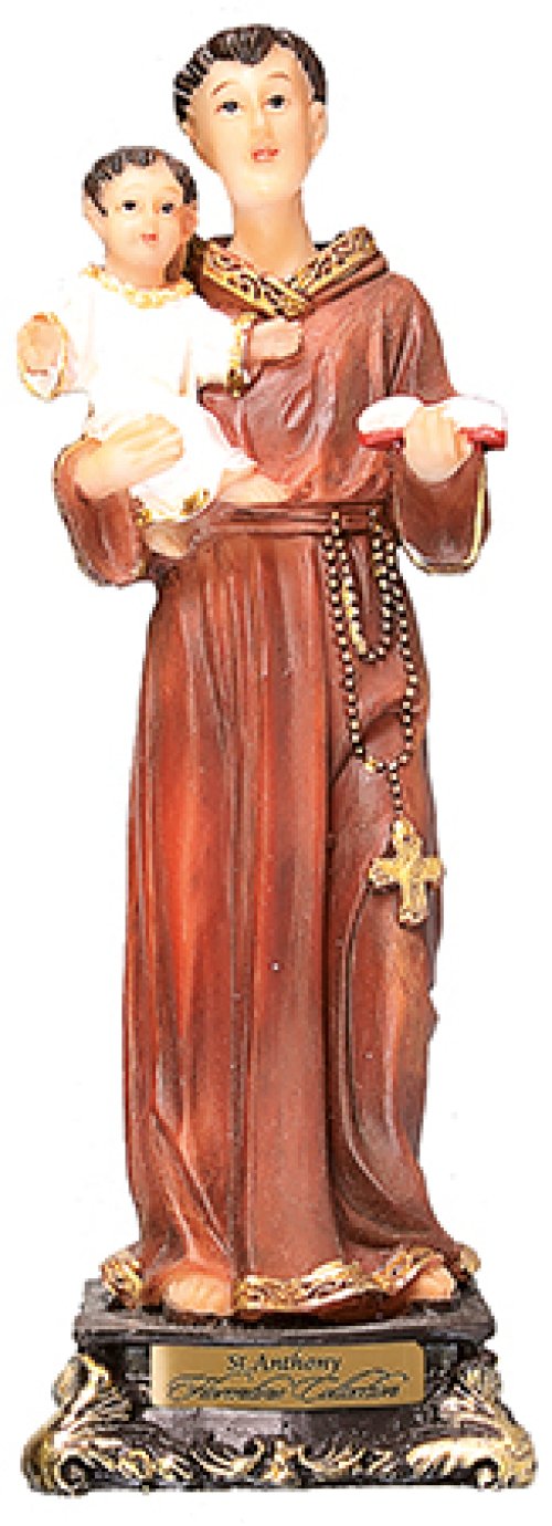 8" Saint Anthony Florentine Statue