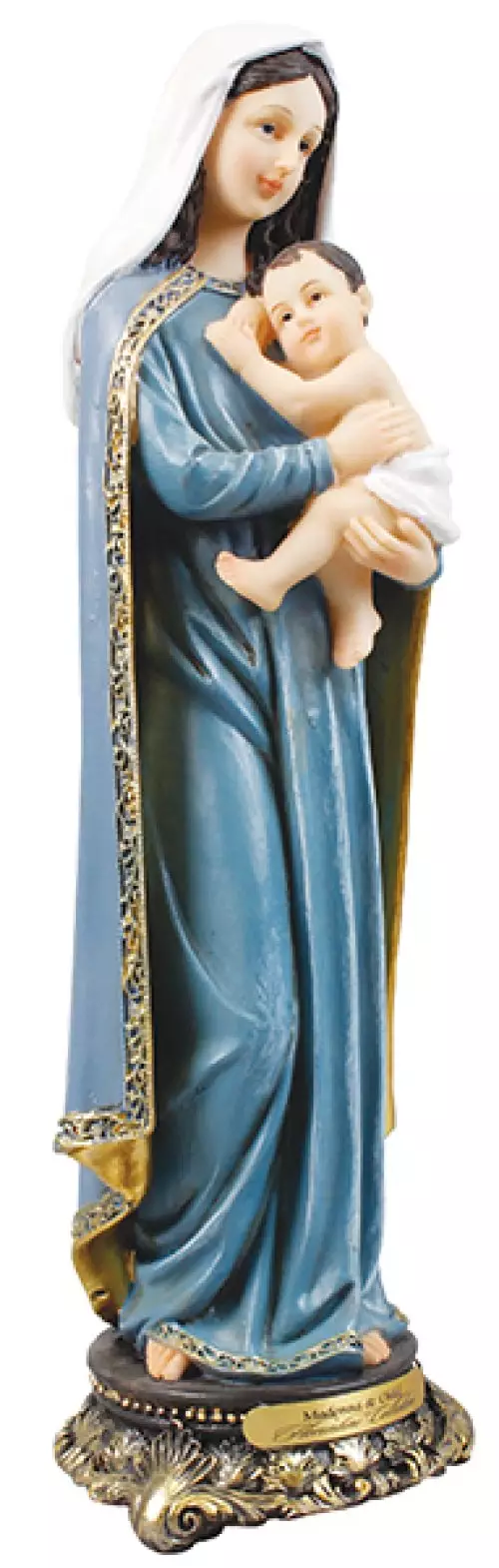 12" Madonna & Child Florentine Statue