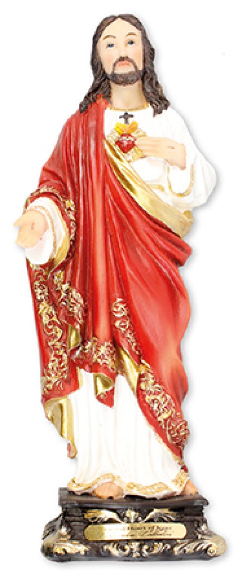 12" Sacred Heart Of Jesus Florentine Statue